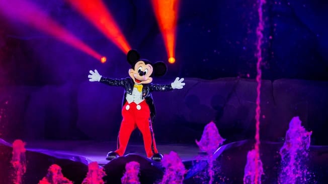 Fantasmic! Fireworks Show at Hollywood Studios in Walt Disney World
