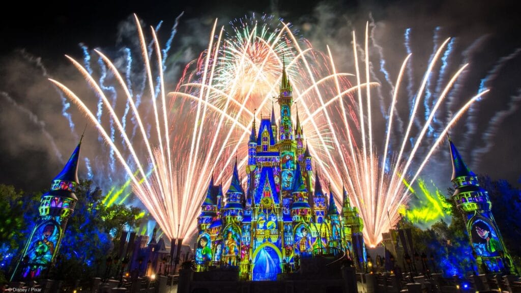 Happily Ever After Fireworks Show at Magic Kingdom in Walt Disney World