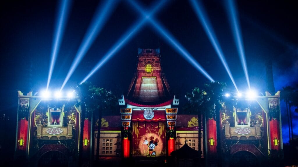 Wonderful World of Animation Fireworks Show at Hollywood Studios in Walt Disney World